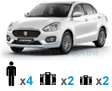 chennai airport car rental Maruti swift dzire